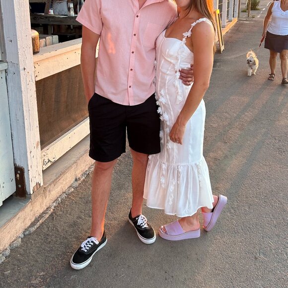 Latest Scoop - Curve Enhancing Bustier Midi Dress White - Picture 6 of 6